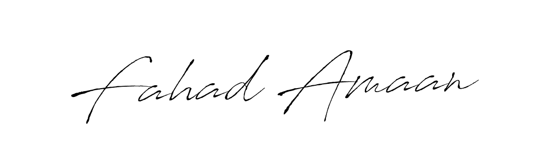 The best way (Antro_Vectra) to make a short signature is to pick only two or three words in your name. The name Fahad Amaan include a total of six letters. For converting this name. Fahad Amaan signature style 6 images and pictures png